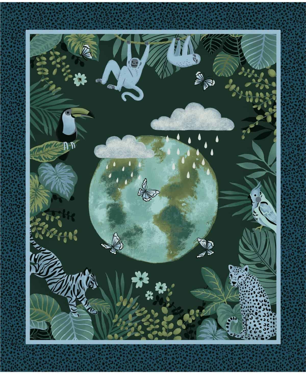 Earth Day Every Day Fabric Panel