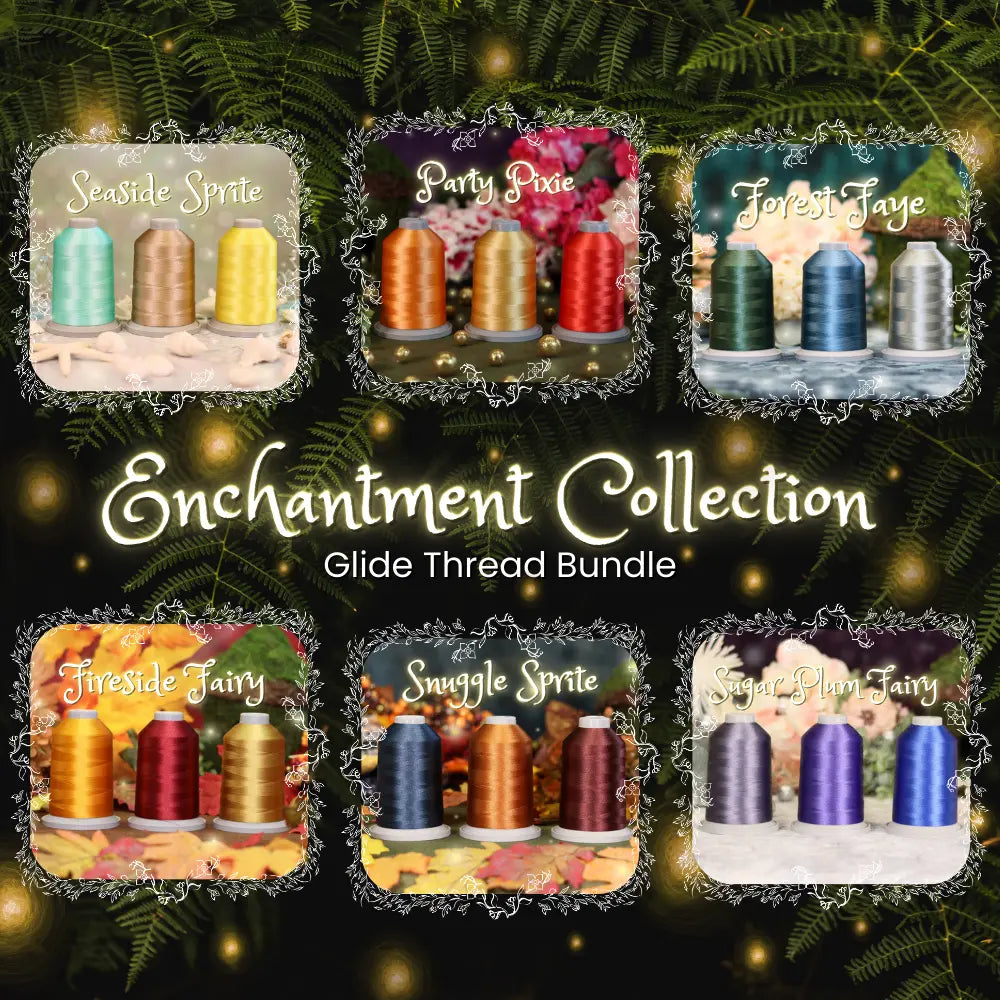 Enchantment Collection Glide Thread Bundle available only at Quilted Joy