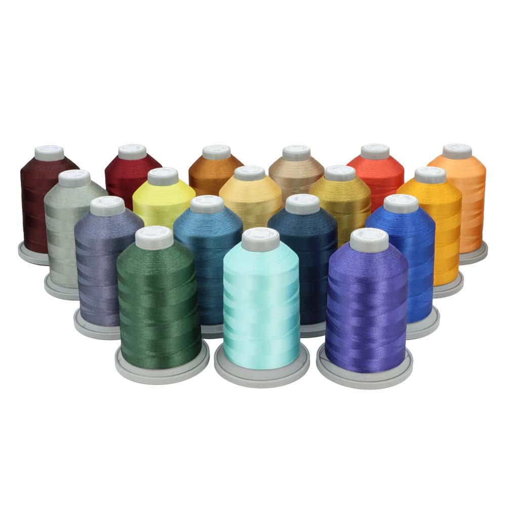 Enchantment Collection Glide Thread Bundle 5000m king cones available only at Quilted Joy