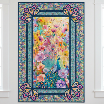 Fanciful Feathers Quilt Kit – Premium Wall Hanging
