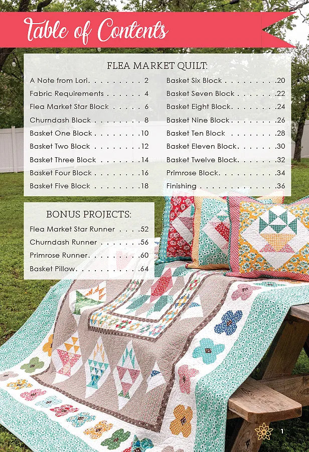 Flea Market Quilt Book - image 3 - quilting book with patterns and instructions
