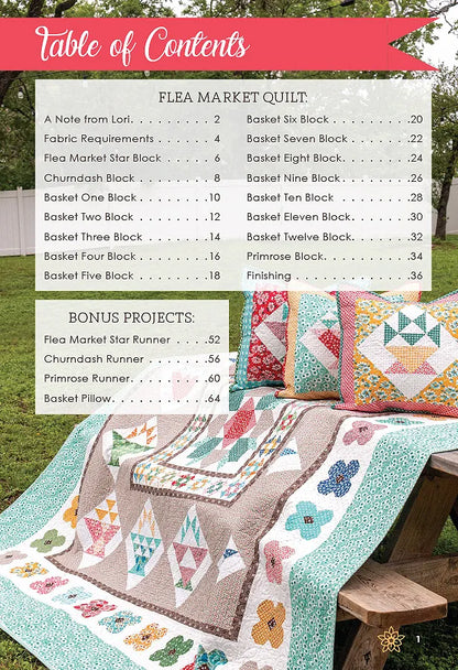 Flea Market Quilt Book - image 3 - quilting book with patterns and instructions