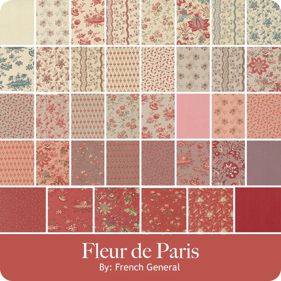 Fleur De Paris Mini Charm - image 9 - quilting supply from Quilted Joy