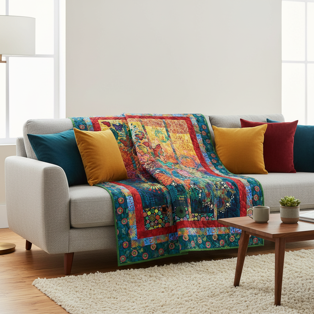 Flights of Fancy Quilt Kit – Premium Lifestyle Image