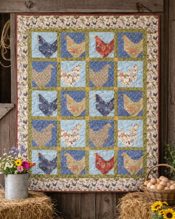 Flock Party Quilt Kit - image 1 - complete quilt kit with fabric and instructions