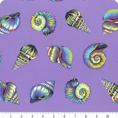 Floral Reef Marine Lil Shelly Fabric Yardage