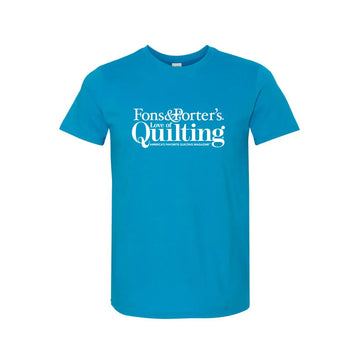 Fons & Porter T-Shirt Large Logo - image 1 - quilting supply from Quilted Joy