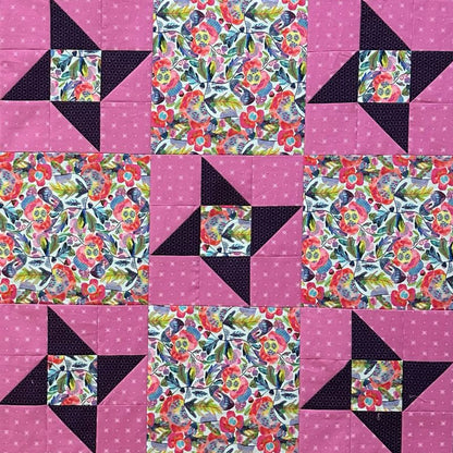 My Next Quilt Class: Half Square Triangles - Night - image 2 - quilting class kit and supplies