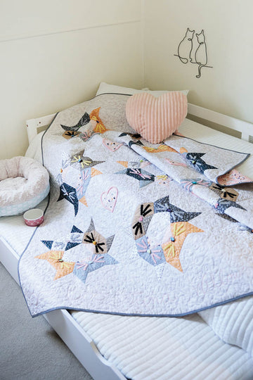Love of Quilting Fuzzy Love Quilt Kit - image 1 - complete quilt kit with fabric and instructions