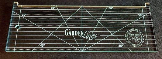 Garden Lines Stitch in the Ditch Ruler