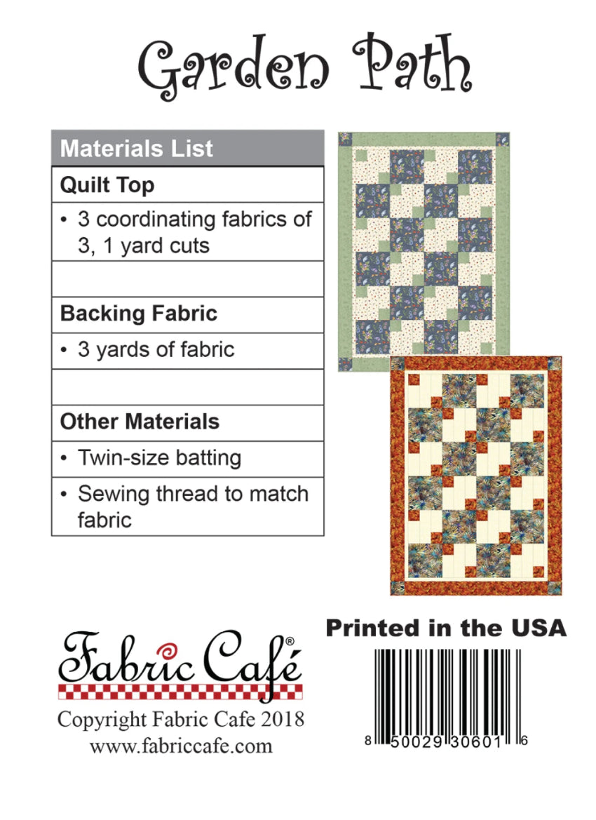 Garden Path Quilt Pattern
