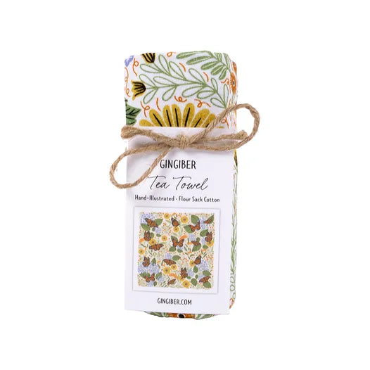 Monarch Garden Tea Towel Product Image