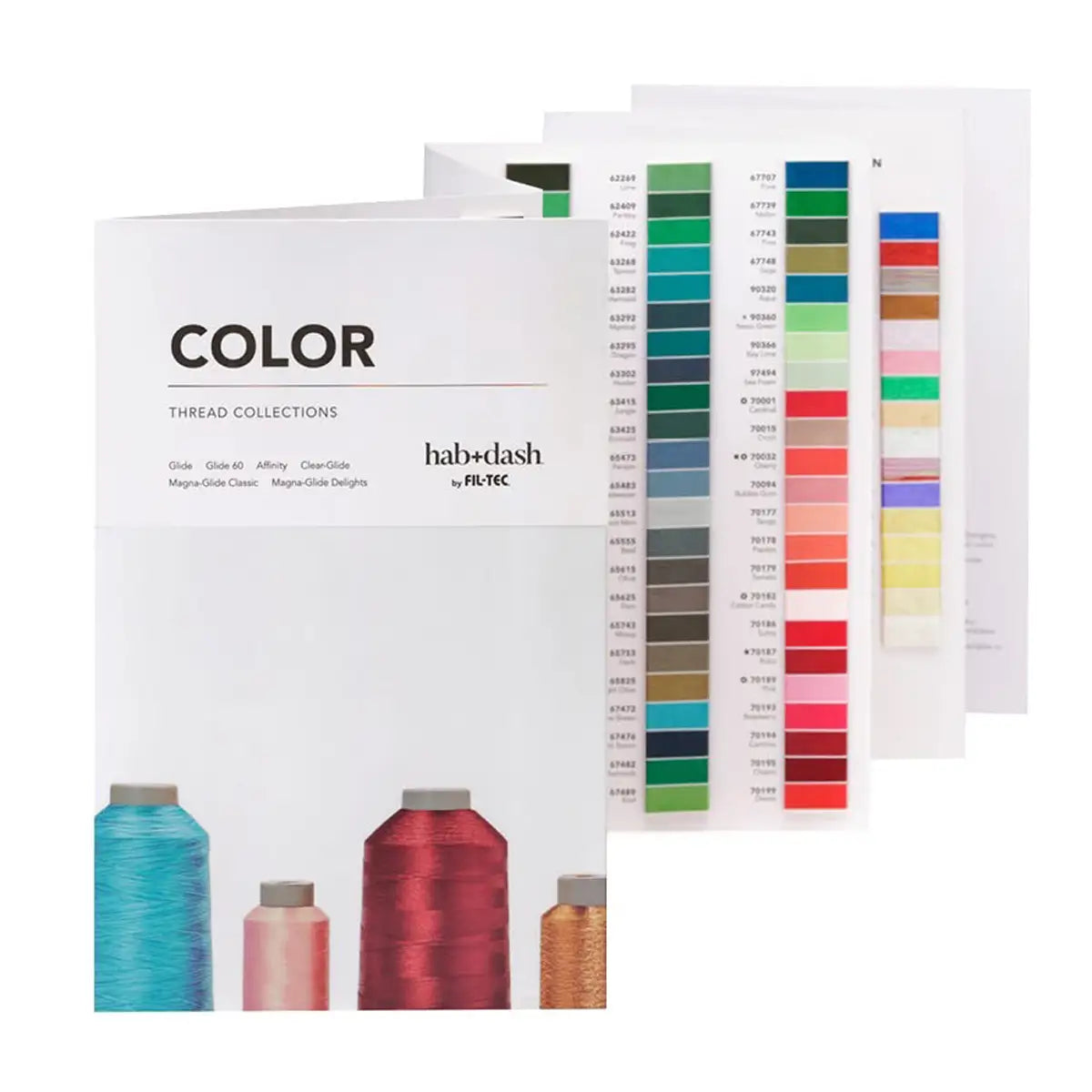 Glide Thread Color Chart Card Version Five - Quilted Joy