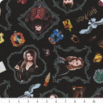 Harry Potter Black Magic 108" Wide 3 Yard Quilt Fabric Back Pack - image 1 - wide quilt backing fabric for longarm quilting