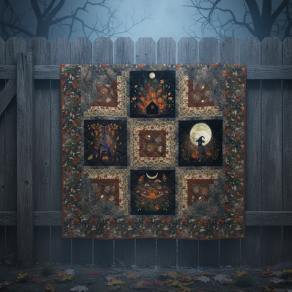 Harvest Haunt Quilt Kit - Spooky Setting
