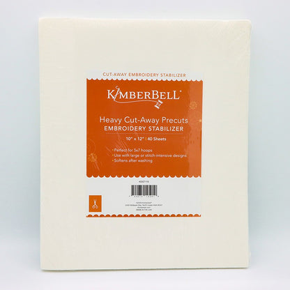 Kimberbell Embroidery Stabilizer Heavy Cut-Away Precuts Available at Quilted Joy