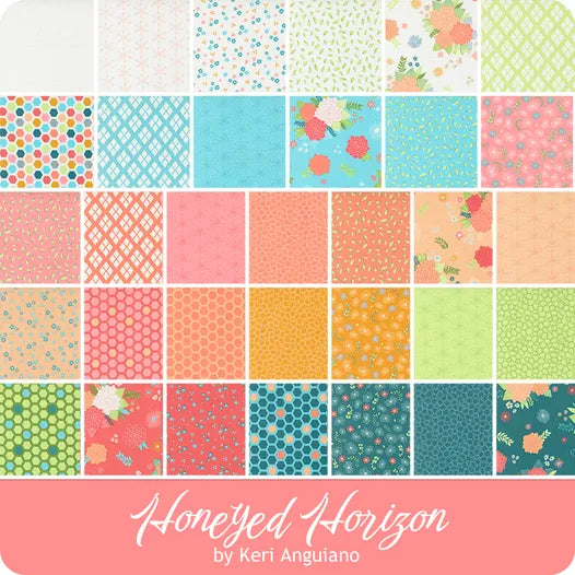 Honeyed Horizon 2.5" Mini Charm - image 2 - quilting supply from Quilted Joy
