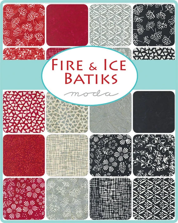 Fire and Ice Batiks Charm Pack