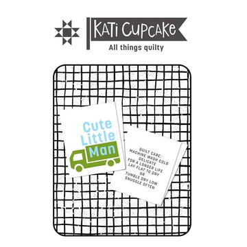 Cute Little Man Sew in Labels 3 pack - quilting supply from Quilted Joy
