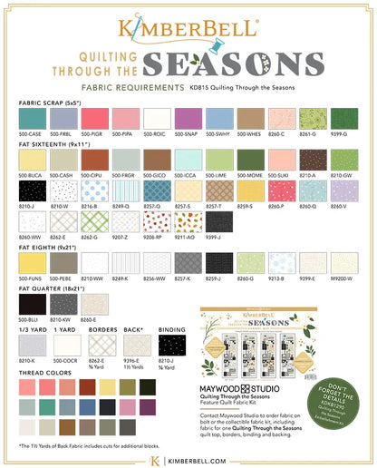 Kimberbell Quilting Through the Seasons Embroidery Book and CD Product Photo