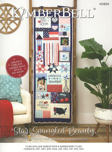 Kimberbell Star Spangled Beauty Embroidery Book with Redemption Code