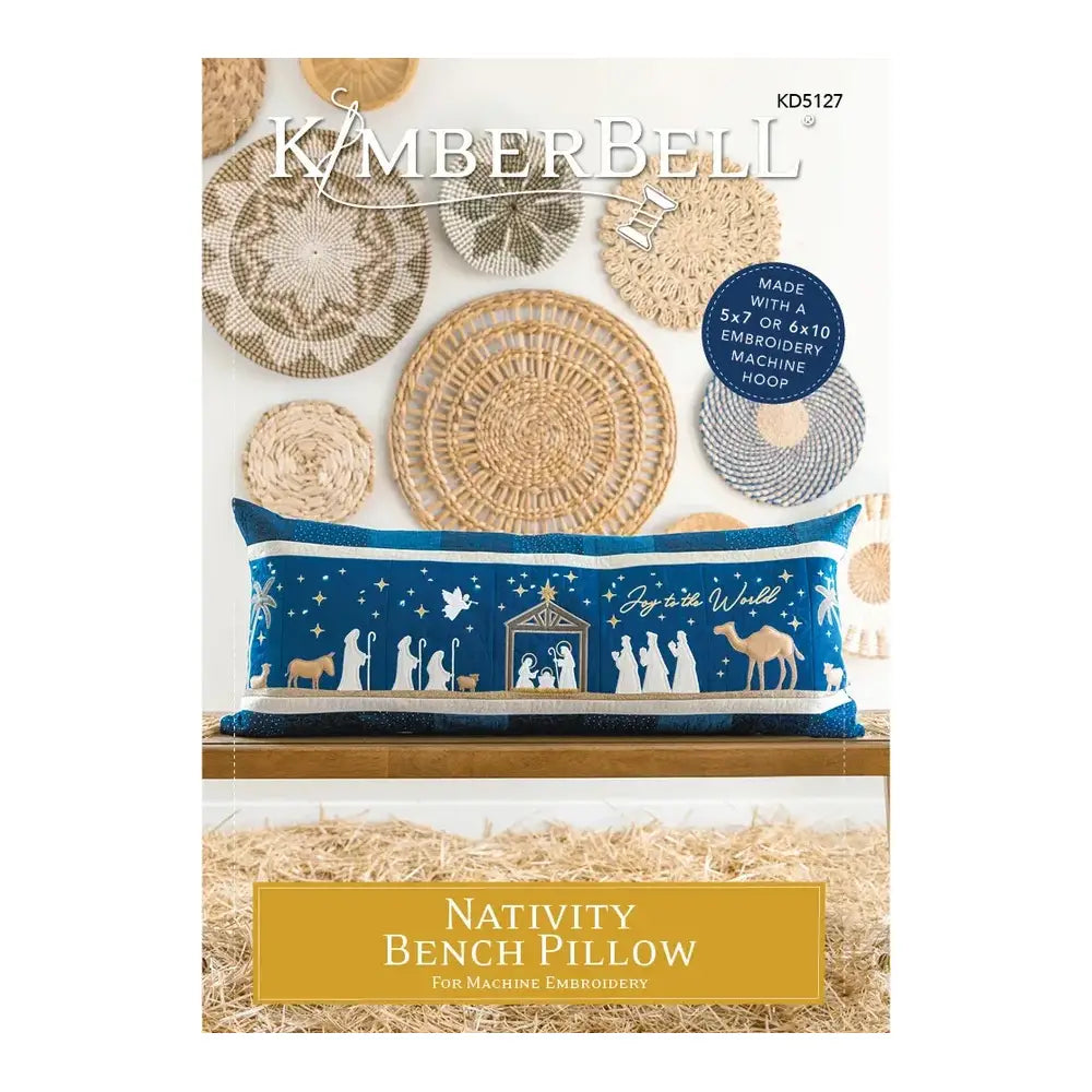 Kimberbell Nativity Bench Pillow Machine Embroidery CD Product Photo