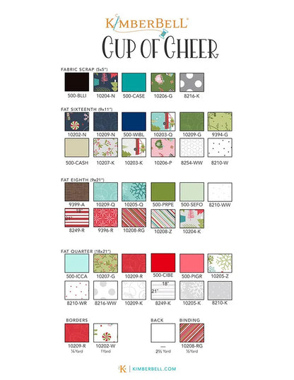 Kimberbell Cup of Cheer Advent Quilt Machine Book and Embroidery CD Product Photo