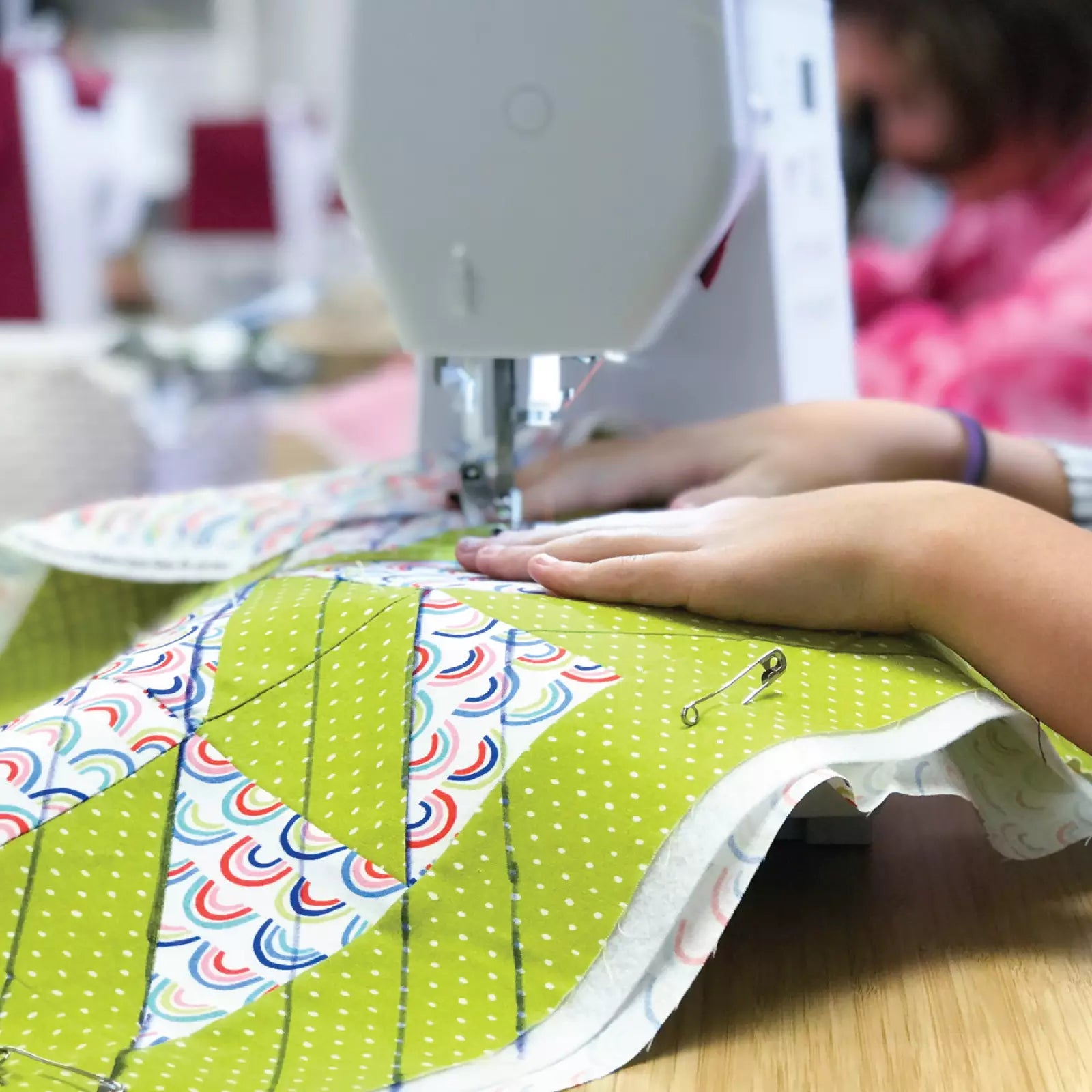 Kids sewing classes at Quilted Joy