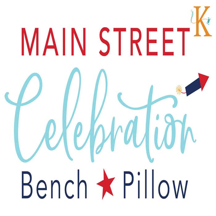 Main Street Celebration Bench Pillow