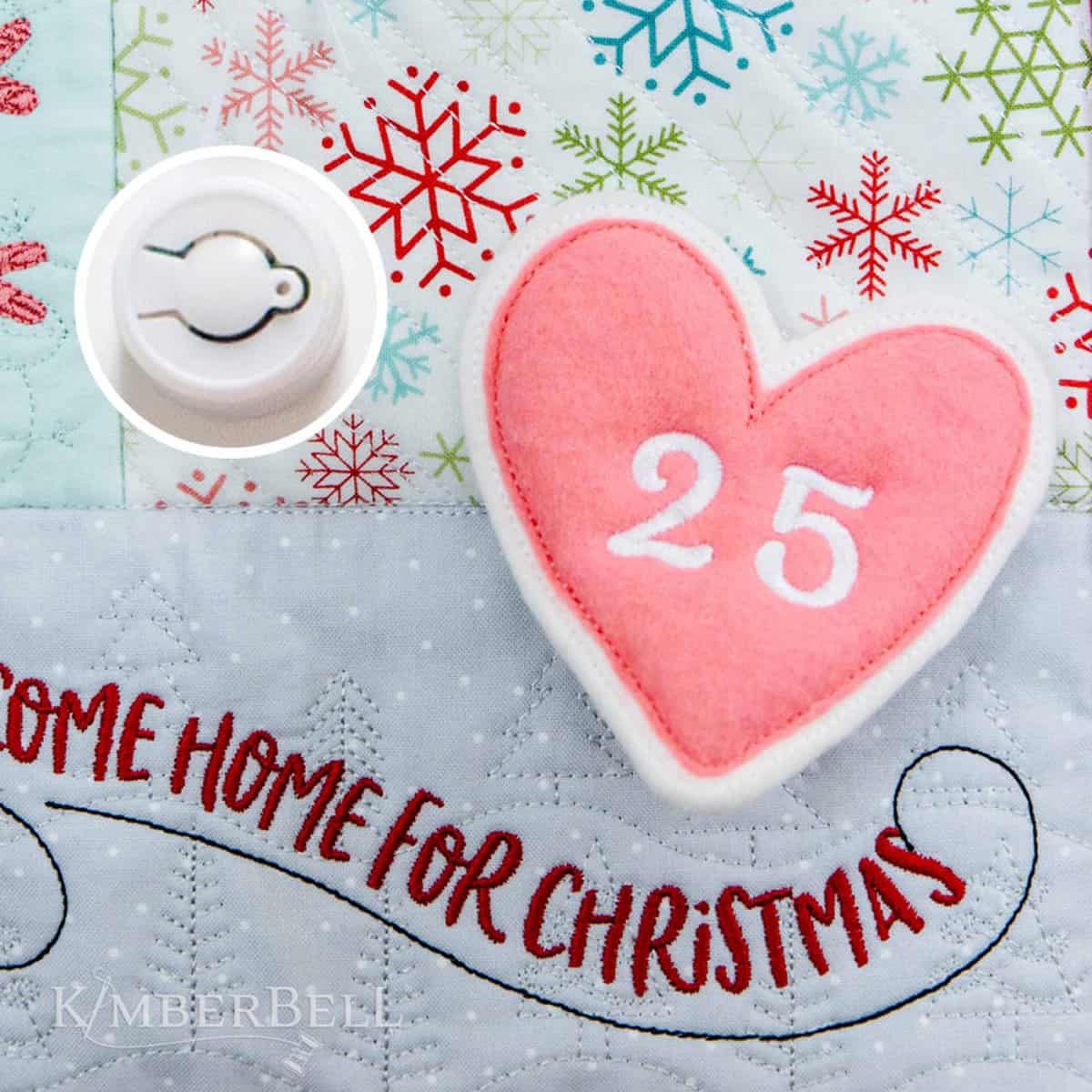 Kimberbell Cup of Cheer Advent Quilt Embellishment Kit Product Photo