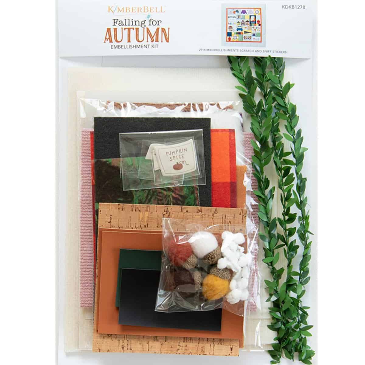 Kimberbell Falling for Autumn Embellishment Kit