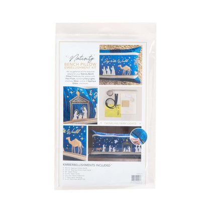 Kimberbell Nativity Bench Pillow Embellishment Kit Product Photo