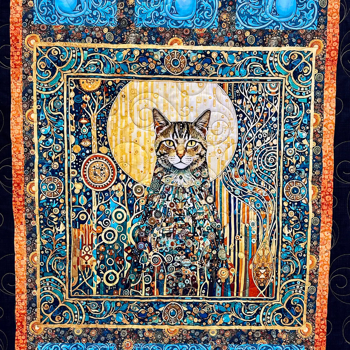 Cat Nouveau Quilt Kit