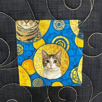 Cat Nouveau Quilt Kit