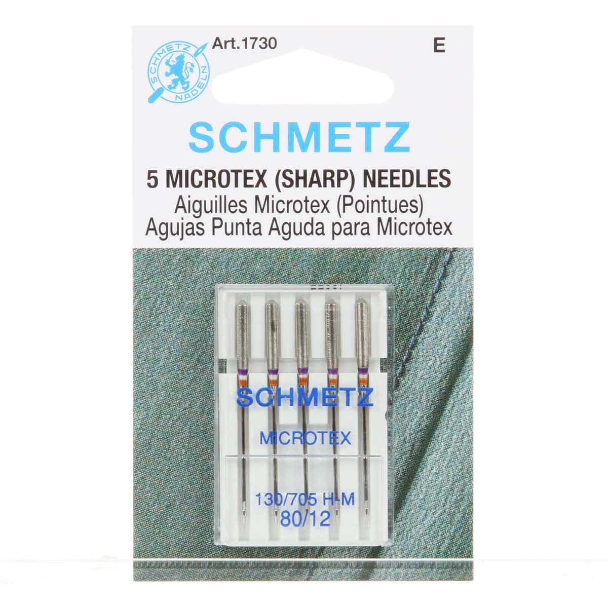 Schmetz Microtex Sharp Needles 1730 80/20