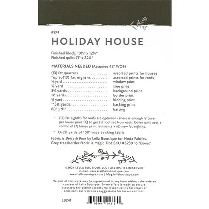 Holiday House Quilt Pattern