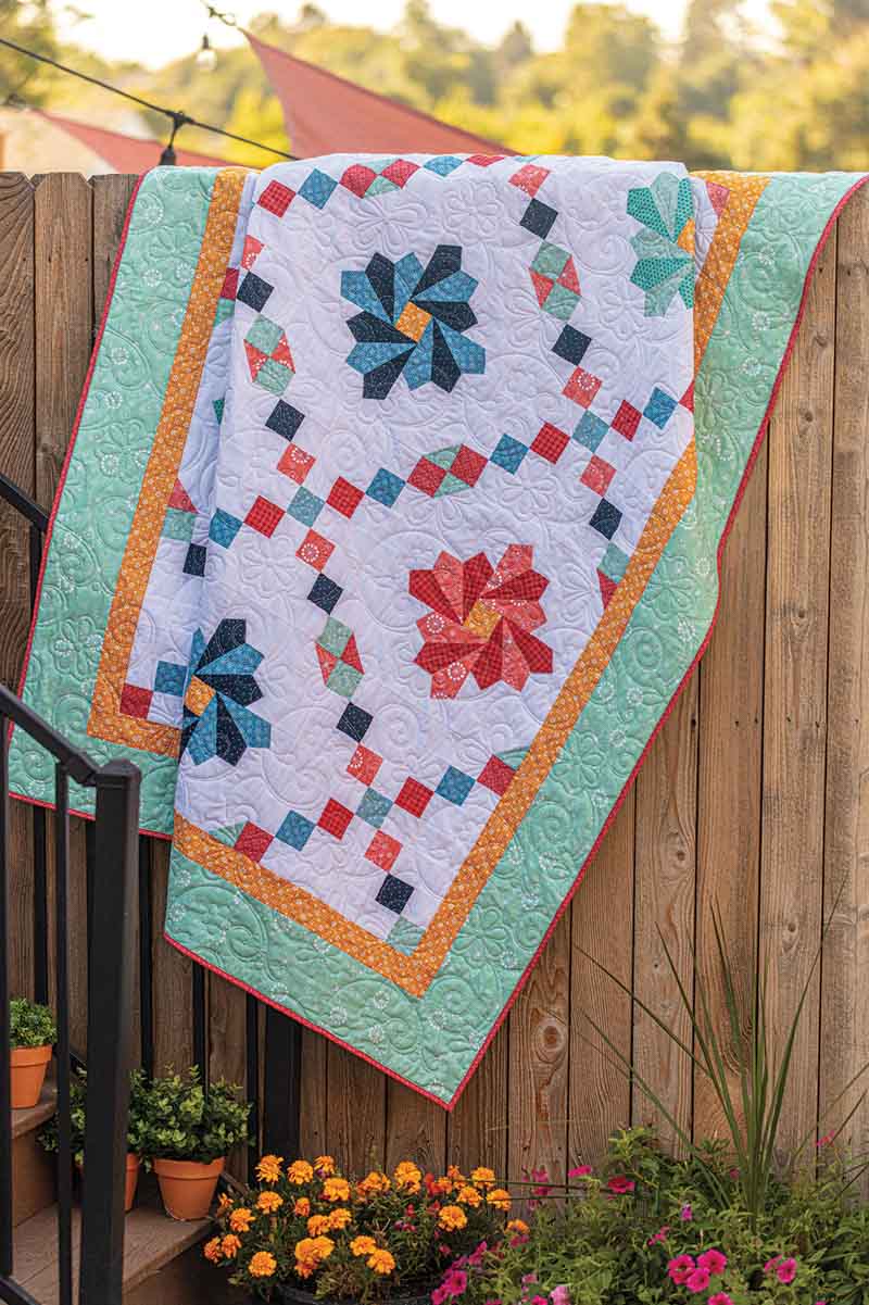 Love of Quilting Lillian's Garden Quilt Kit