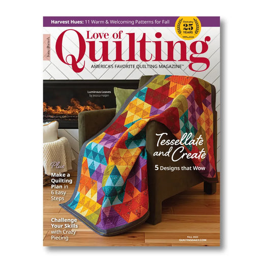 Fons & Porter's Love of Quilting Magazine 2024 Magazine Cover