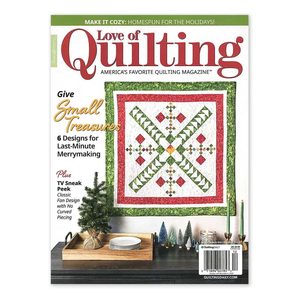 Love of Quilting Magazine Nov Dec 2023