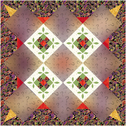 Quilt Fairy Frolic Luminous Daydream quilt kit finished quilt display