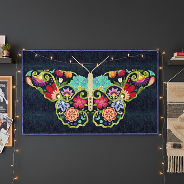 Macaw Butterfly Quilt - Teenager's Room