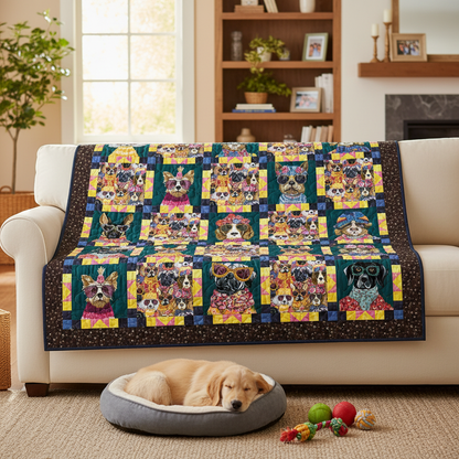 Made with Love Dog Quilt - Pet Friendly Setting