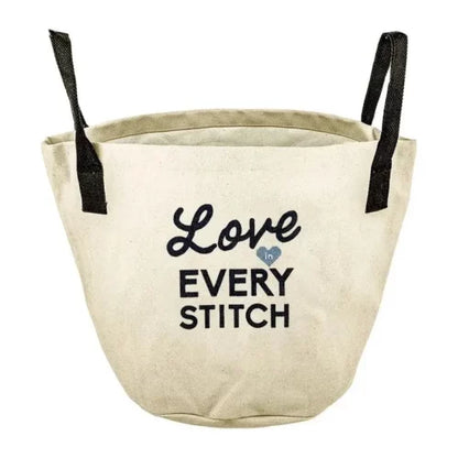 Maker Bucket Natural Love 12" x 11"