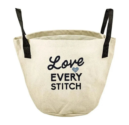 Maker Bucket Natural Love Stitch product photo