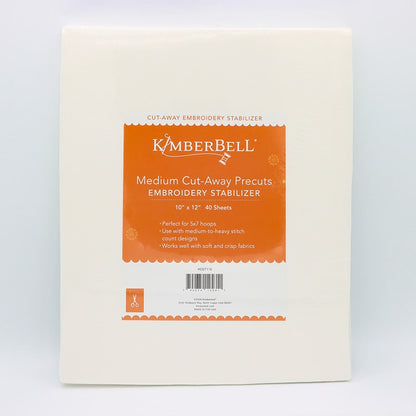 Kimberbell Embroidery Stabilizer Medium Cut-Away available at quilted Joy