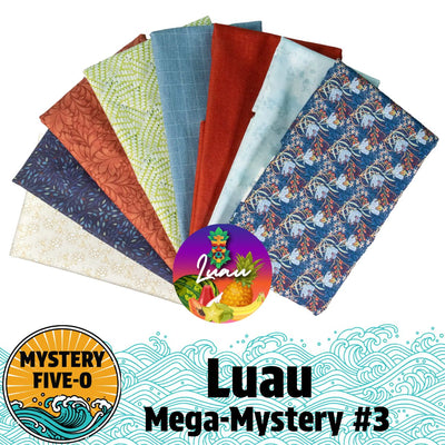 Mystery Five-0 Mega Mystery Luau Midnight Garden Quilt Kit