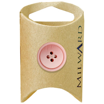 Light Pink 15mm (24L) Polyester 4-Hole Ombre Button