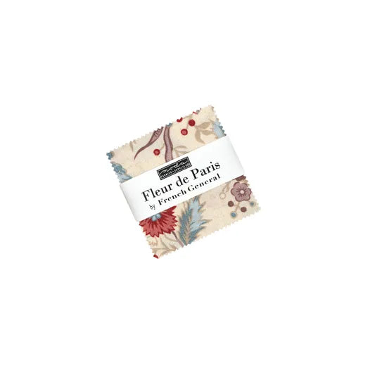 Fleur De Paris Mini Charm - image 1 - quilting supply from Quilted Joy