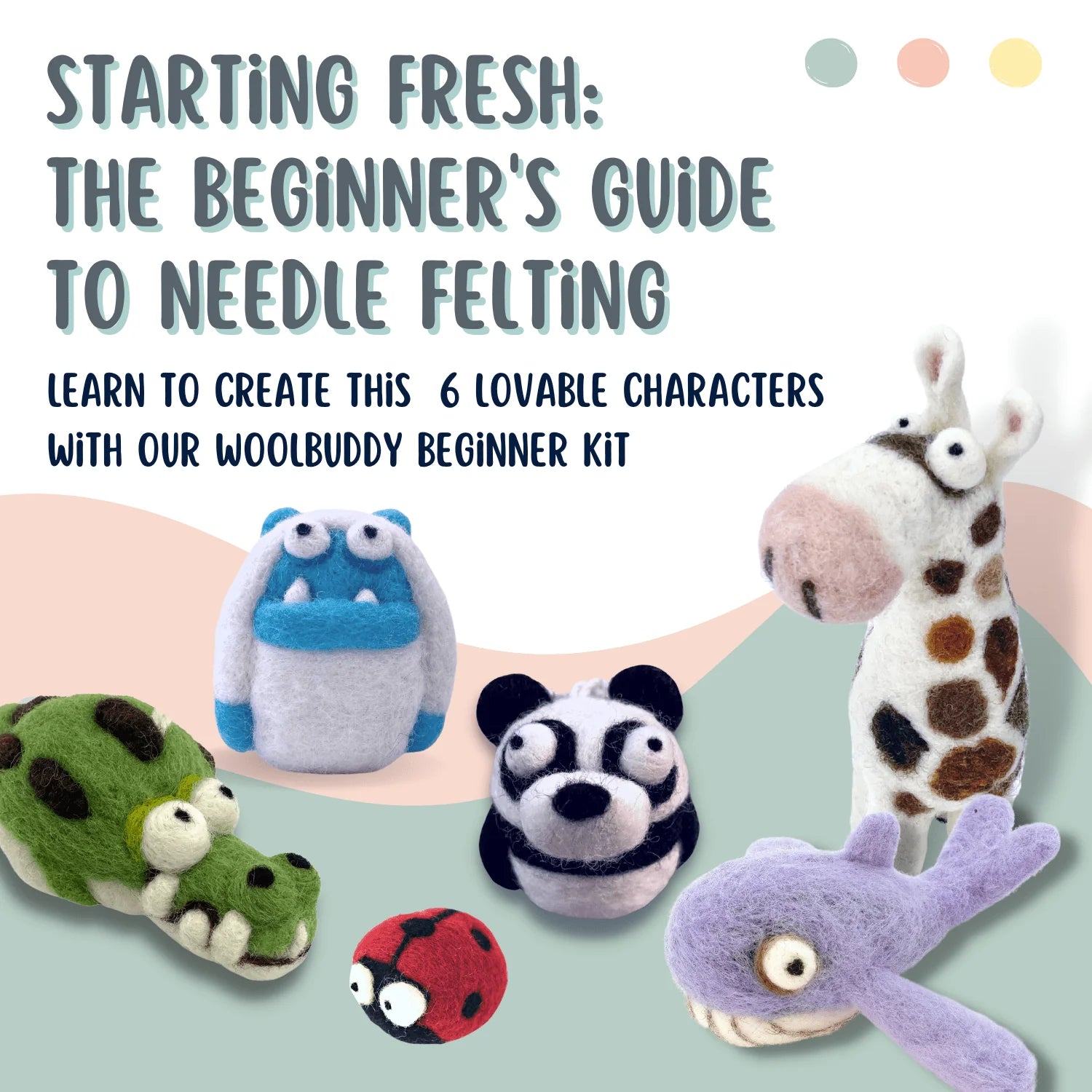 Beginner DIY Needle Felting Kit