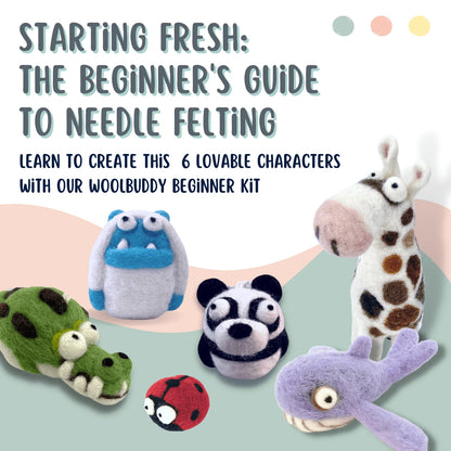 Beginner DIY Needle Felting Kit